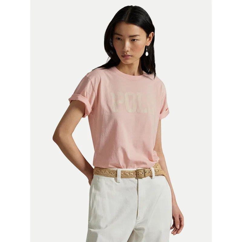 Polo Ralph Lauren T-Shirt 211965096001 Κοραλλί Regular Fit