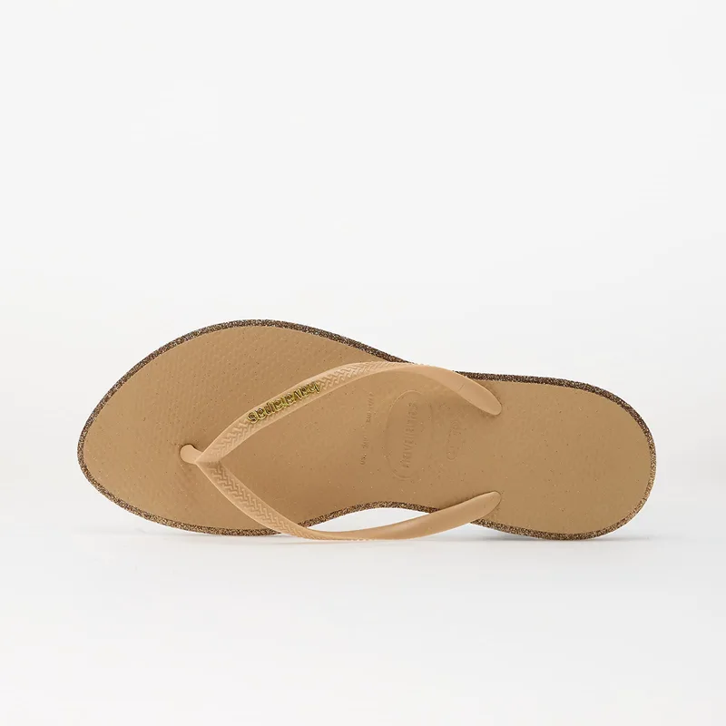 Sneakers Havaianas Slim Point Glitter Dark Brown/ Golden EUR 35/36