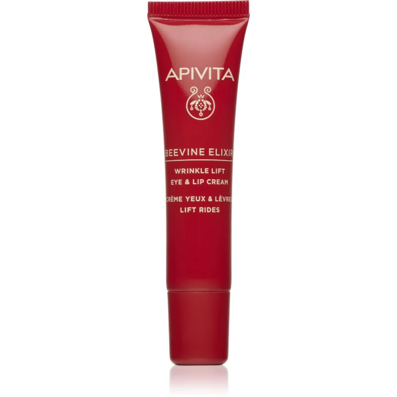 Apivita Beevine Elixir Eye & Lip cream εντατικά ανυψωτική κρέμα ματιών ενάντια στις ρυτίδες και τους μαύρους κύκλους 15 ml