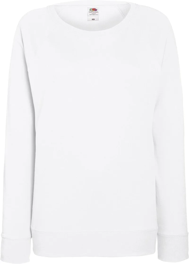 Γυναικείο Φούτερ Raglan 62-146-0 Fruit of the Loom White