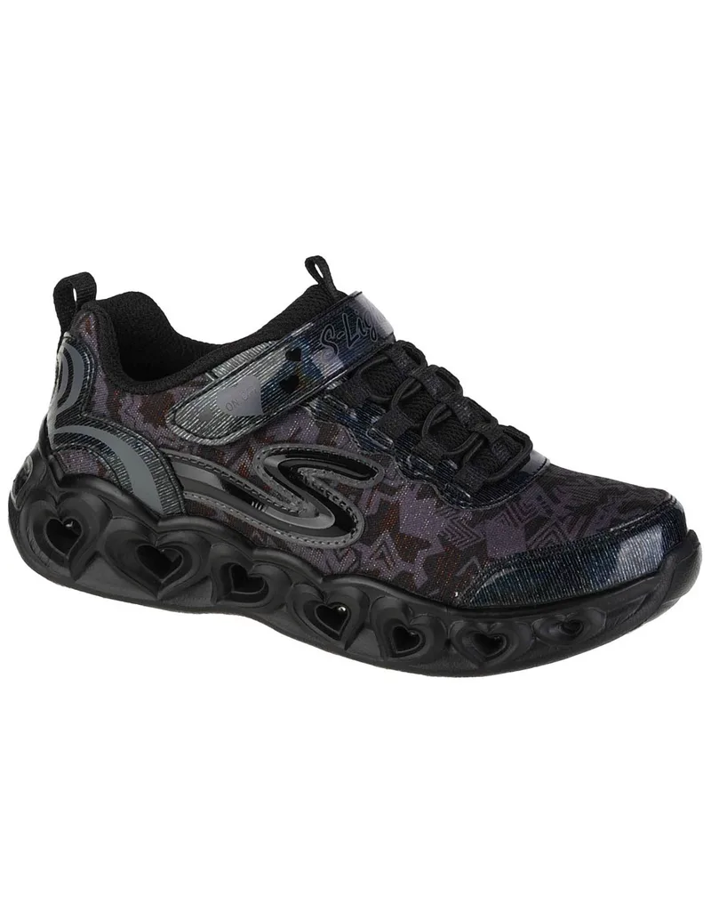 Skechers Παιδικό Sneaker με Φωτάκια για Κορίτσι Μαύρο 20180L-BBK