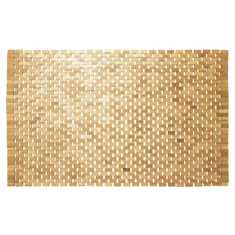 Ταπέτο Μπάνιου Teak 52x90εκ. Woodblock Sealskin 293324274 (Υλικό: Teak) - sealskin - sl-293324274