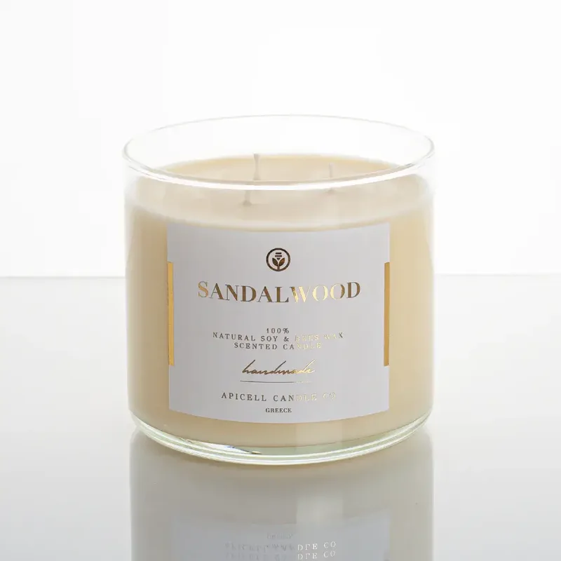 Sandalwood | Αρωματικό Κερί Σόγιας | Grand Lumière 600ml