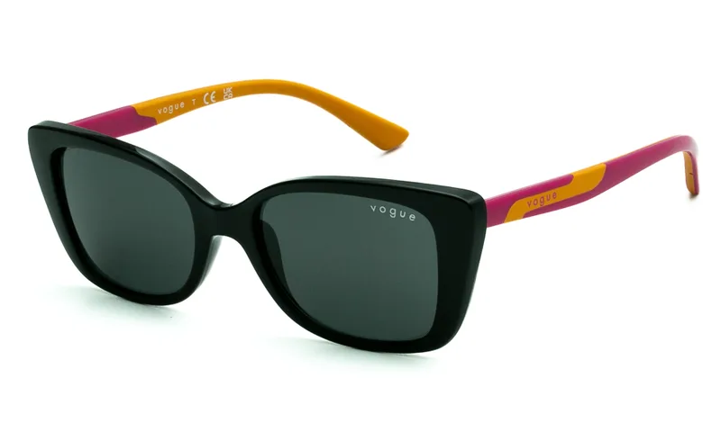 VOGUE ΓΥΑΛΙΑ ΗΛΙΟΥ VOGUE JUNIOR VJ2022 W44/87 4816 VJ2022 Μαύρο