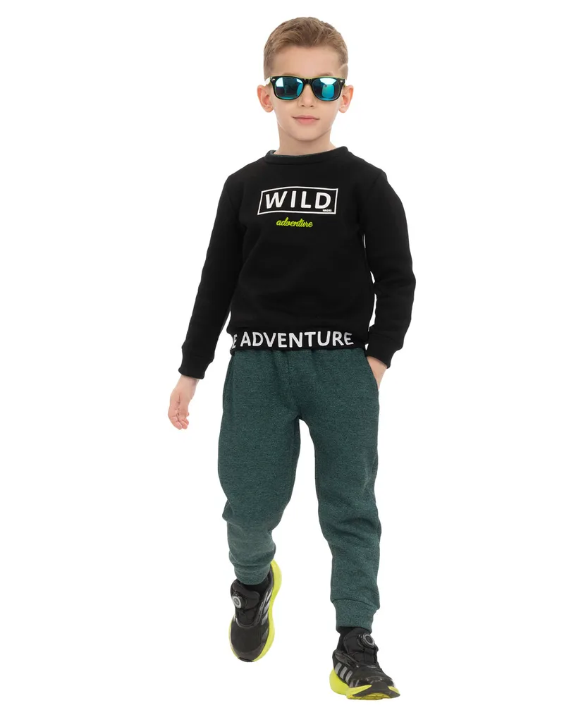 Φούτερ φόρμα Wild Adventure με απαλό χνούδι | ΤΖΙΝΤΖΕΡ