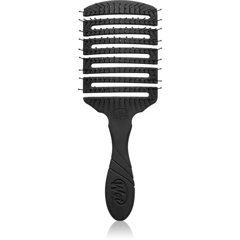 Wet Brush Pro flex dry Paddle βούρτσα για τα μαλλιά για εύκολο χτένισμα μαλλιών Black 1 τμχ