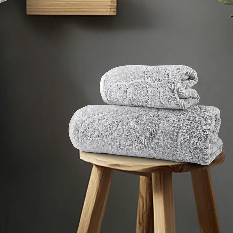 Πετσέτες Μπάνιου (Σετ 2τμχ) Nima Serenity Grey 520gsm