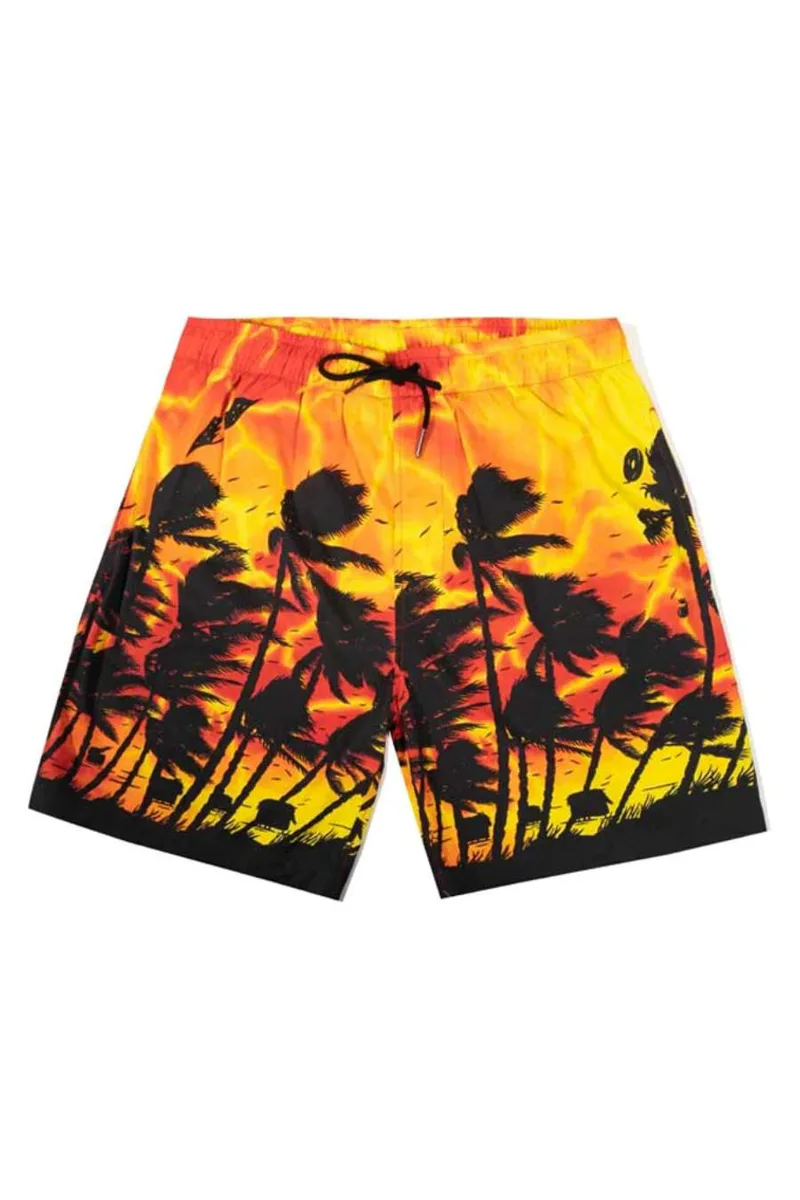 THE HUNDREDS Σορτς- Βερμούδες Beach Shorts - ORANGE-T22S105006-ORANGE