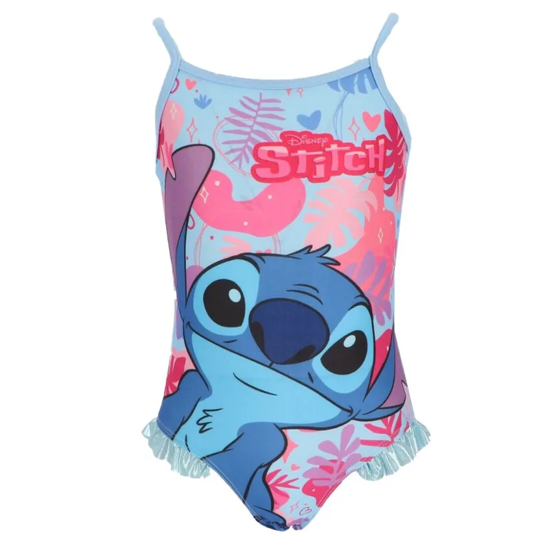 Disney Lilo and Stitch Bliss Παιδικό μαγιό ολόσωμο Σιέλ