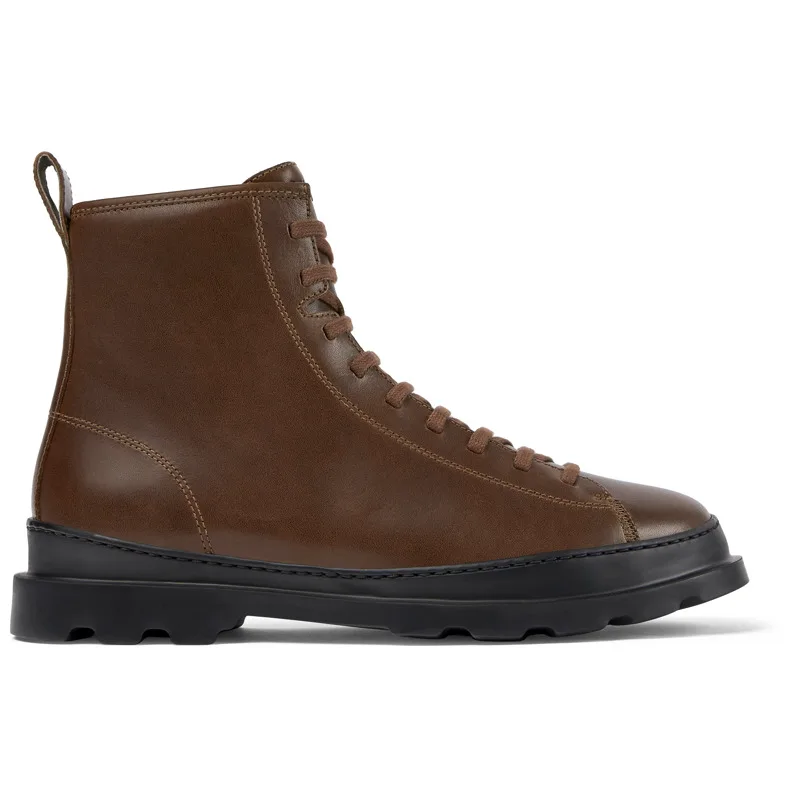 CAMPER Brutus - Μποτάκια Για Ανδρικα - Καφέ, Μέγεθος 39, Smooth leather