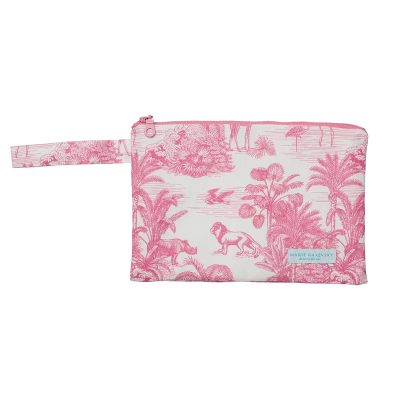 POUCH LARGE JUNGLE PINK