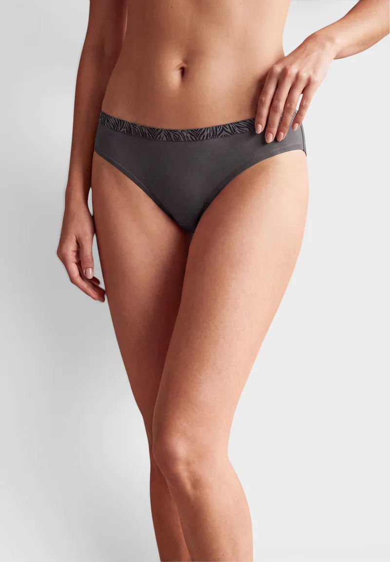 Sexen Cotton Comfort Γυναικείο Bikini Slip 5 Black Pack 95% Βαμβάκι 5% Λύκρα SXN6005-38-Μαύρο