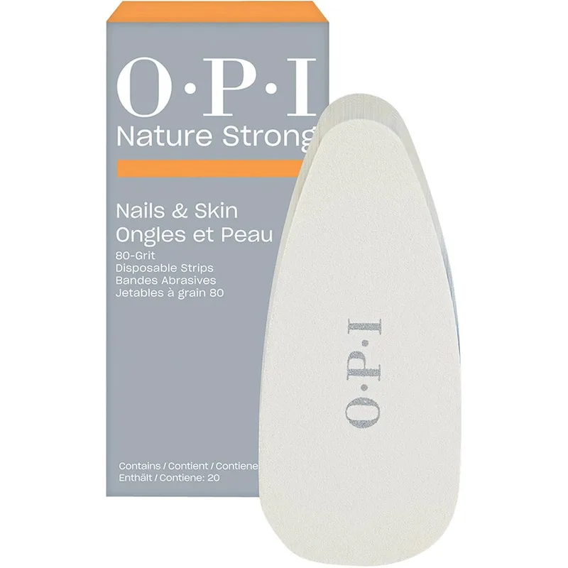 OPI Nature Strong 80-Grit Disposable Rasp Strips Ανταλλακτικά Ράσπας 80-Grit 20 Τεμάχια