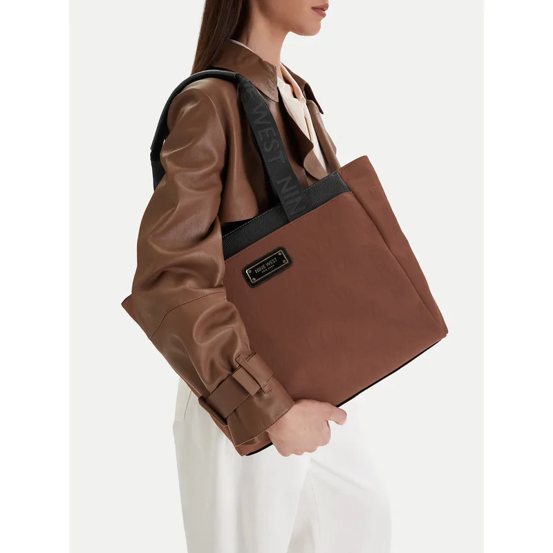 Τσάντα Nine West CEO-Brielle-LA374-4705 Καφέ