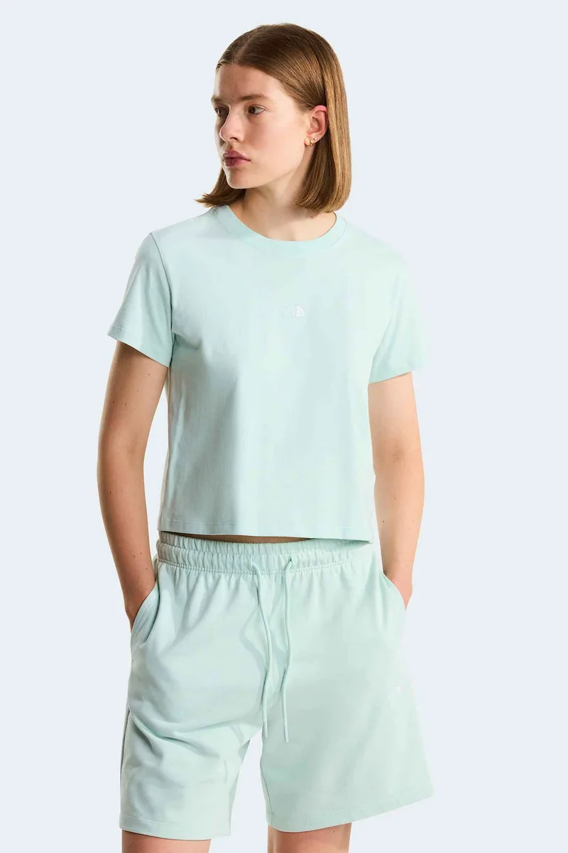 The North Face γυναικείο T-shirt "Essential Regular Cutie" - NF0A8GR1G701 Βεραμάν Ανοιχτό
