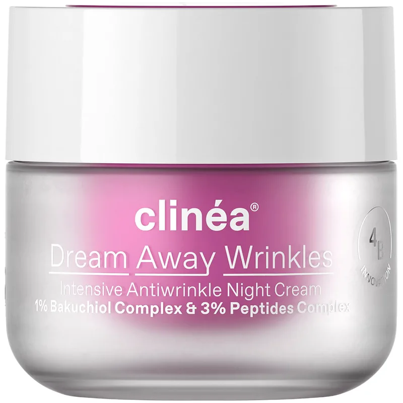 Clinea Dream Away Wrinkle Intensive Antiwrinkle Night Cream Κρέμα Νυκτός Εντατικής Αντιγήρανσης 50ml
