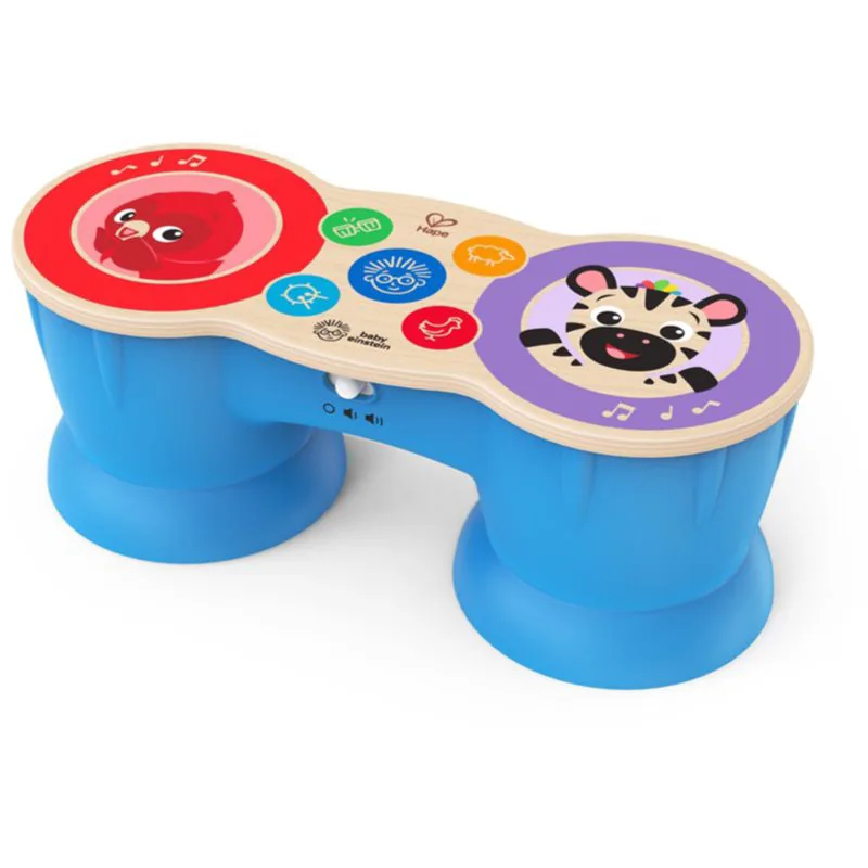 Baby Einstein Magic Touch Drums Wooden μουσικό παιχνίδι από ξύλο 6m+ 1 τμχ