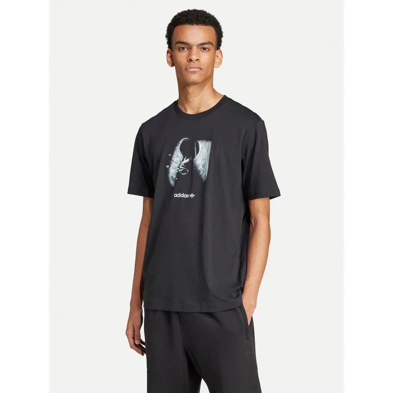 adidas T-Shirt Supply Street IY3431 Μαύρο Regular Fit