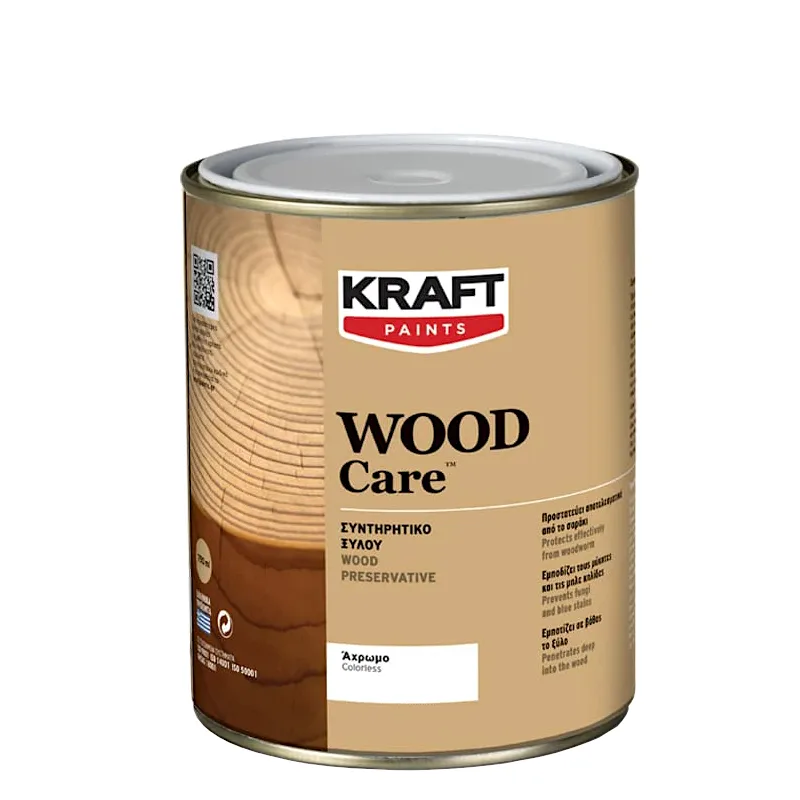 Kraft Wood Care Συντηρητικό Ξύλου Άχρωμο 2.5lt