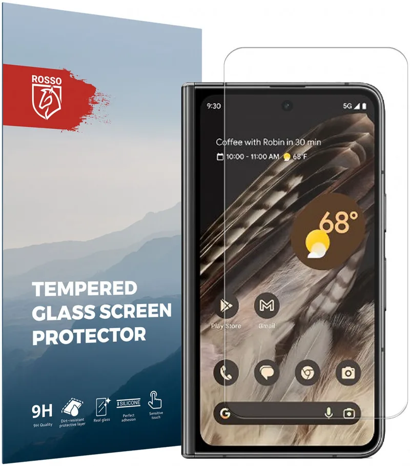 Κόκκινο Tempered Glass - Αντιχαρακτικό Προστατευτικό Γυαλί Οθόνης Google Pixel Fold - Clear (8719246399251)
