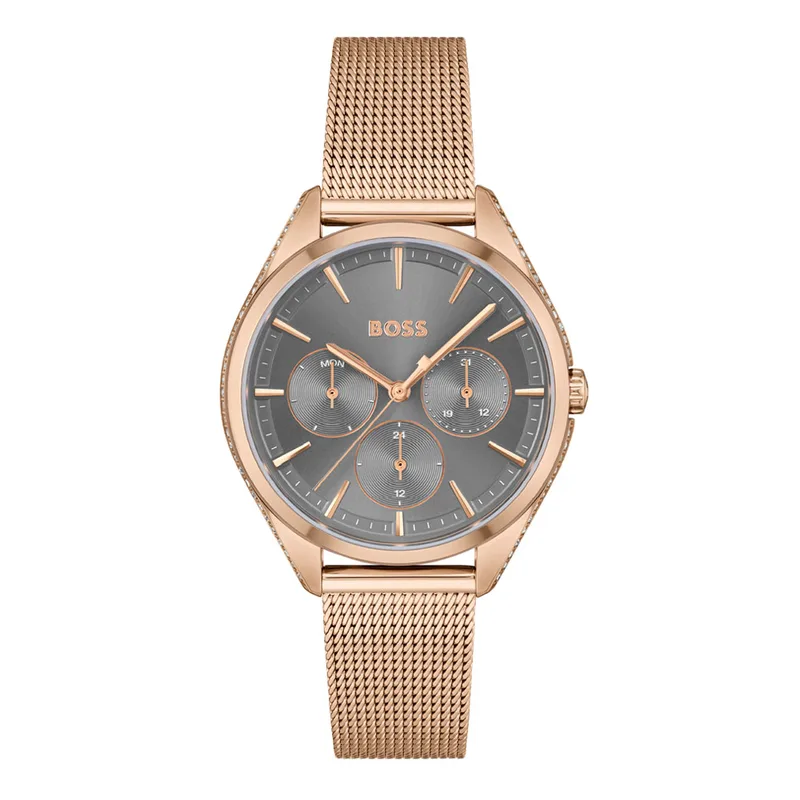 HUGO BOSS Saya Rose Χρυσό Stainless Steel Bracelet 1502639
