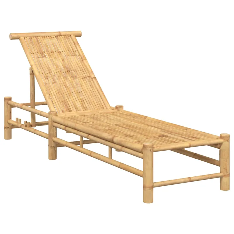 vidaXL Ξαπλώστρα από Μπαμπού 55 x 199 x 30 εκ.