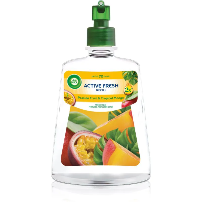 Air Wick Active Fresh Passion Fruit & Tropical Mango αποσμητικό χώρου ανταλλακτικό 228 ml