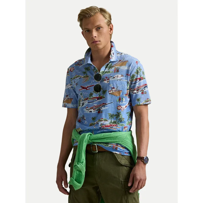 Polo Ralph Lauren Polo 710966450001 Μπλε Standard Fit