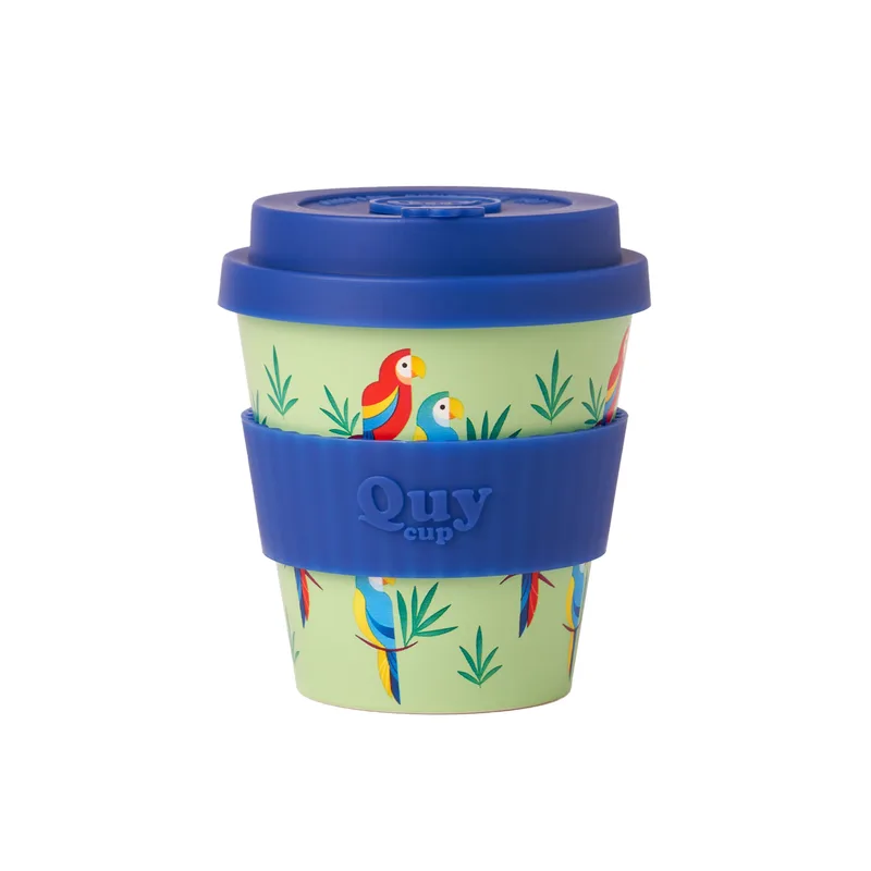 Travel Cup With Silicone Lid - Pappagallo 230 ml
