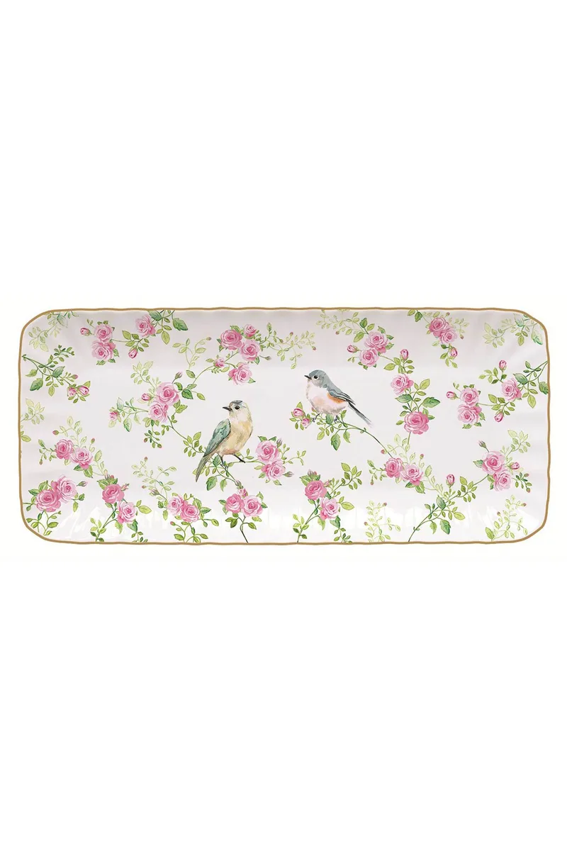 DOMUS HOMUS πιατέλα σερβιρίσματος "Spring Time" 36 x 16 cm - 20-21-443