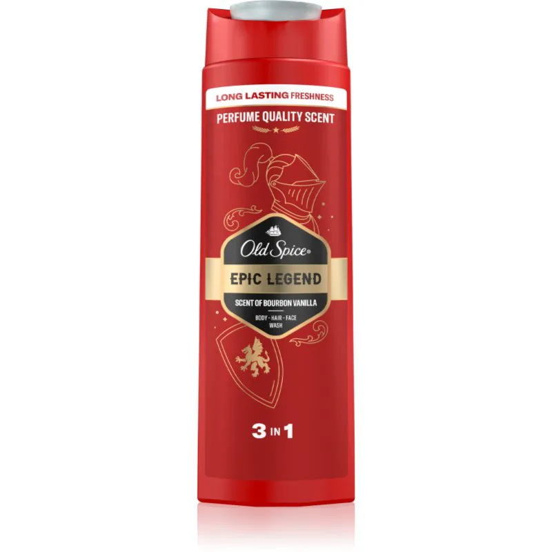 Old Spice Epic Legend τζελ για ντους για πρόσωπο, σώμα και μαλλιά για άντρες 400 ml