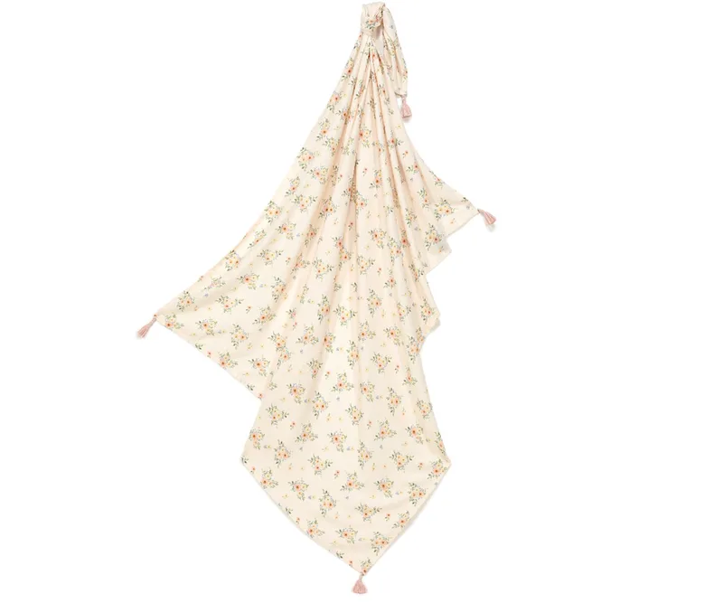 Bamboo Κουβέρτα Swaddle English Garden
