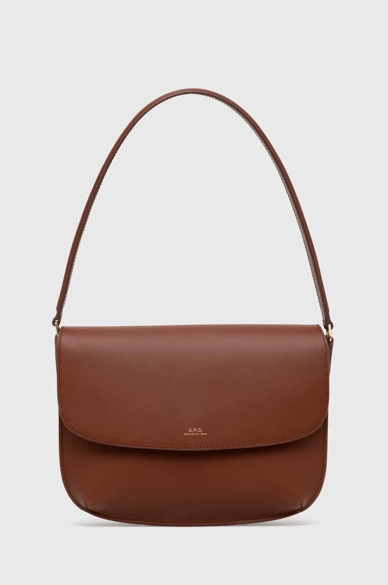 Δερμάτινη τσάντα A.P.C. sac sarah shoulder
