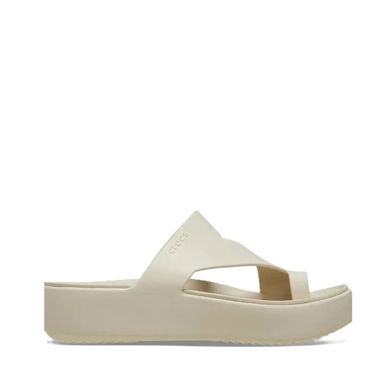 Crocs Getaway Platform Toe Loop 210834-0LH Πέδιλα Sandstone