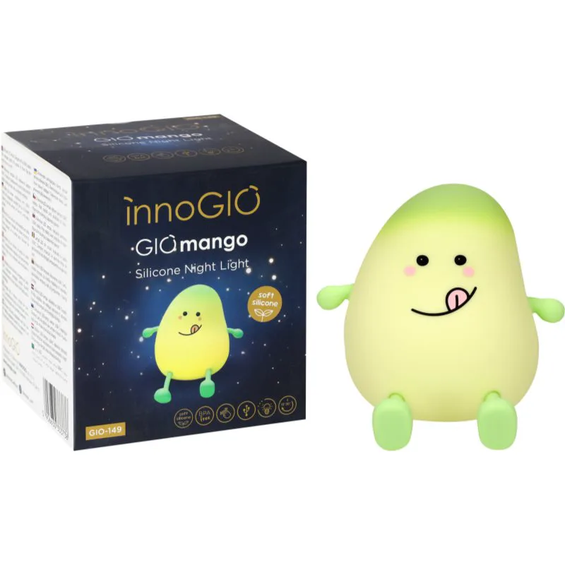 innoGIO GIOmango παιδική λάμπα LED με δυνατότητα ρύθμισης του φωτισμού 1 τμχ