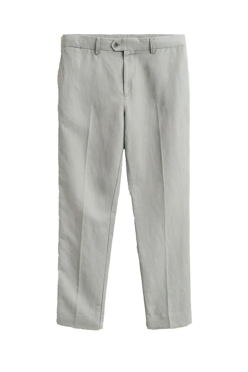 GANT ΠΑΝΤΕΛΟΝΙ SUIT PANTS ΤΣΕΠΕΣ ΓΚΡΙ