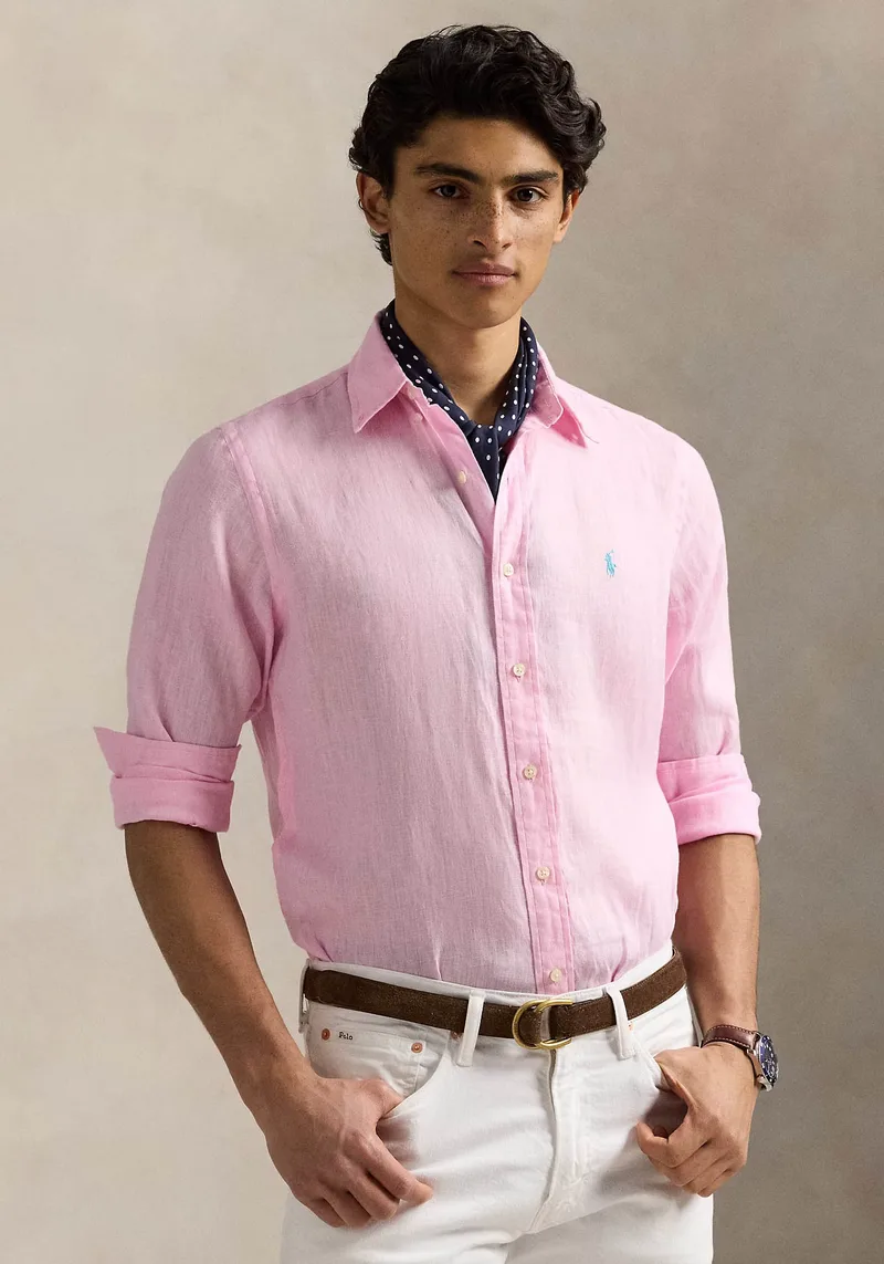 Polo Ralph Lauren Πουκάμισο της σειράς Linen - 710966294 009 Ροζ