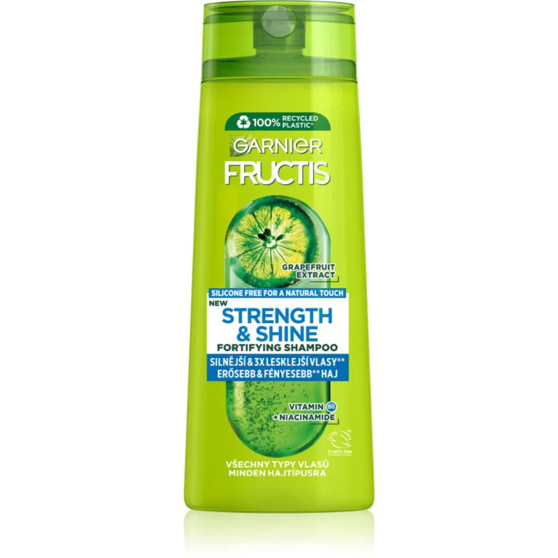 Garnier Fructis Strength & Shine σαμπουάν για την ενίσχυση και λάμψη μαλλιών 400 ml