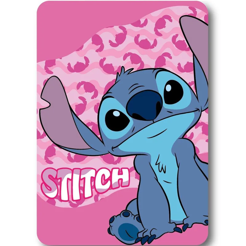 Κουβέρτα Fleece Κούνιας 100x140 Dimcol Stitch 28 Ροζ