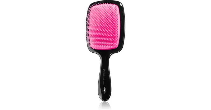 Janeke Large Flat Detangling Brush For Hair 23.5 X 9.5 X 3 Cm Pink