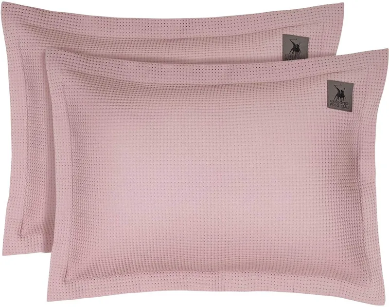 ΜΑΞΙΛΑΡΟΘΗΚΕΣ GREENWICH POLO CLUB ESSENTIAL 3976 ΡΟΖ NUDE 2ΤΜΧ (50X70+5CM)