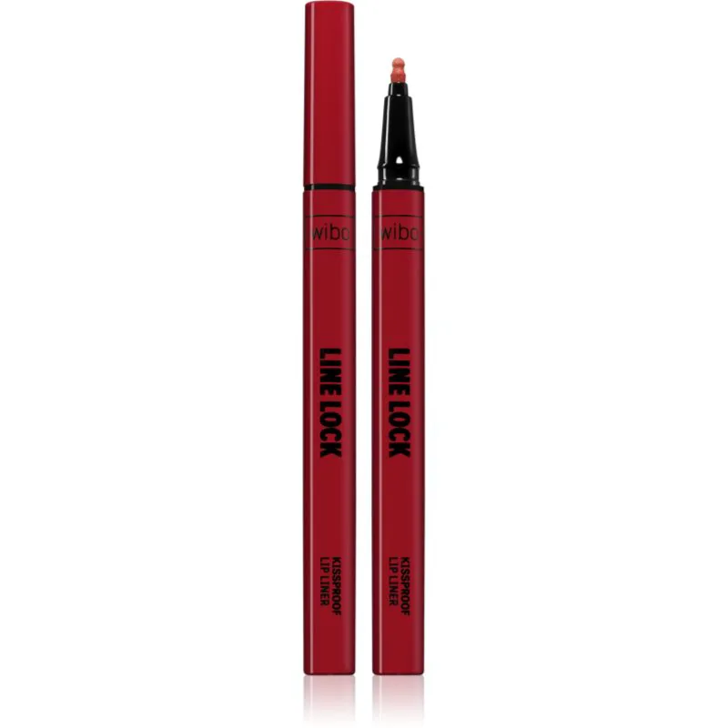 Wibo Line Lock Kissproof Lip Liner μαρκαδόρος για τα χείλη για μακρόχρονη επίδραση απόχρωση 05 Love Bitte 1 τμχ