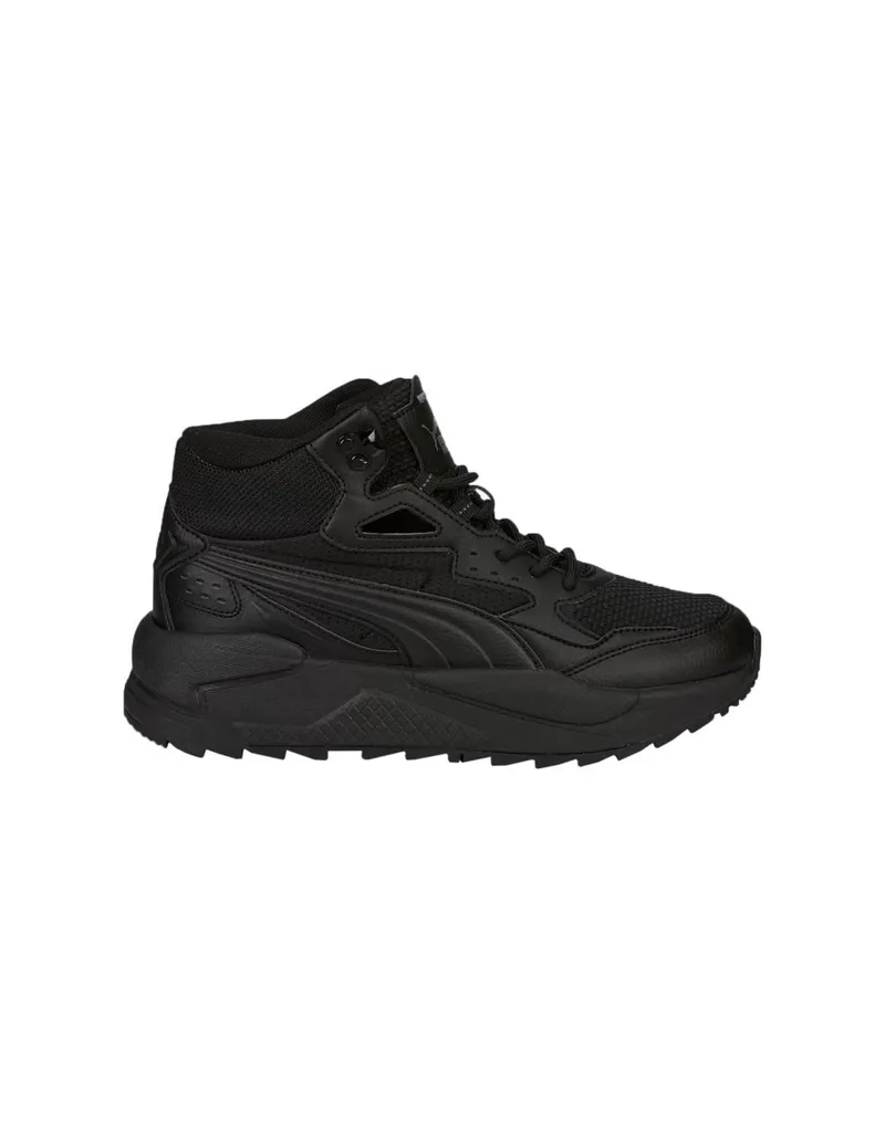 Puma Αθλητικά Παιδικά Παπούτσια Μπάσκετ X-Ray Speed Mid Wtr Μαύρα 387385-01