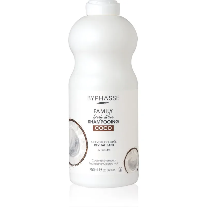 BYPHASSE Coco σαμπουάν για βαμμένα μαλλιά 750 ml