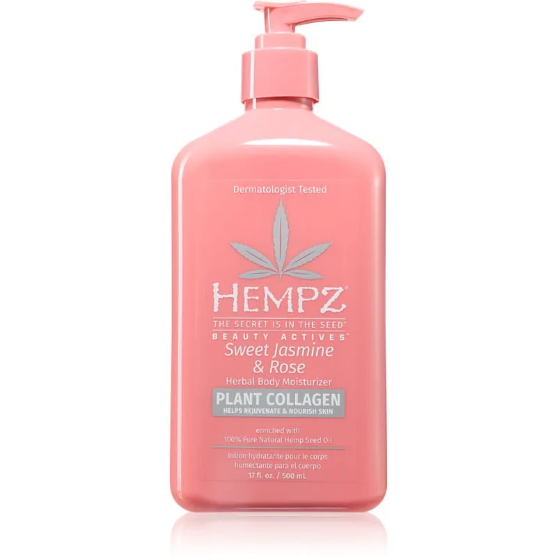 HEMPZ Sweet Jasmine & Rose ενυδατικό γαλάκτωμα 500 ml