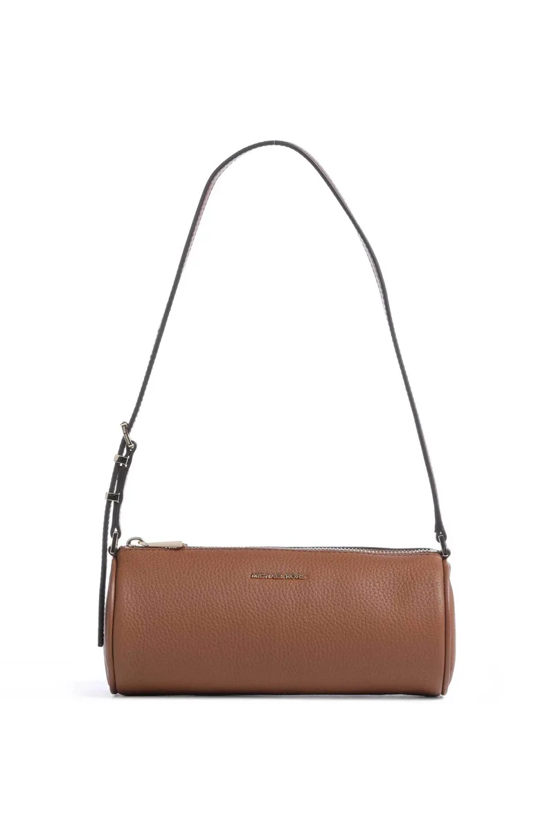 Michael Kors γυναικεία δερμάτινη τσάντα ώμου "Izzy Small" - 32S6GZYC1L Καφέ