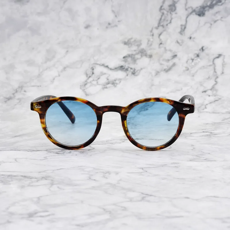 JAMES Gradient Sunglasses | Tortoise | Gradient Blue Shades | Explicit Poets Sunglasses