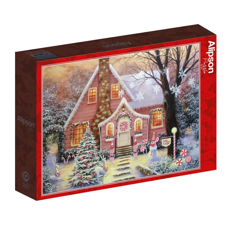 Αlipson Ρuzzle: Sugar Plum Cottage (1000 τμχ. - 69 x 48 cm)