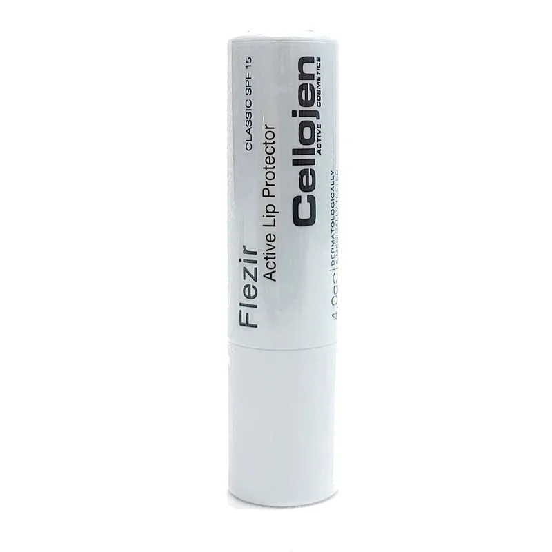 Cellojen Flezir Active Lip Protector Spf15 Εντατική Προστασία για Αφυδατωμένα, Σκασμένα Χείλη 4g - Classic