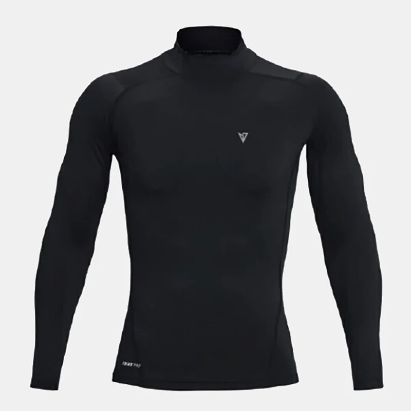 MAGNETIC NORTH KID'S HEAT COMPRESSION MOCK TEE ΜΑΥΡΟ